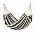 Hamaca de tela rayada 200x150 cm