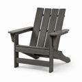 Silla Adirondack de Madera Compuesta en Gris